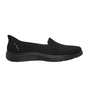 Skechers slip-in ballerinasko - Svart
