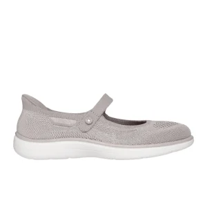 Skechers slip-in ballerinasko - Natur