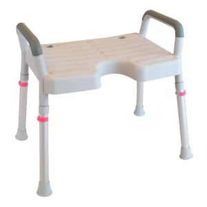 Duschstol med eller utan ryggstöd